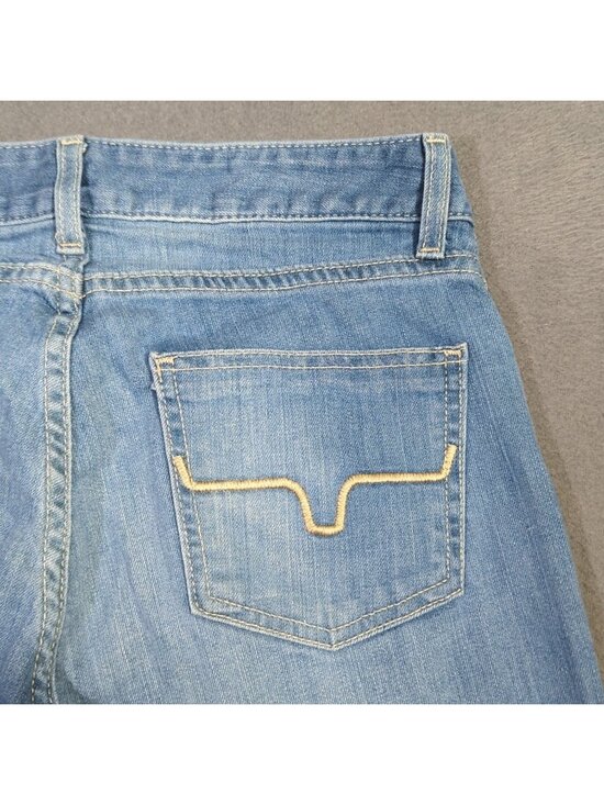 Kimes Ranch Denim - Kimes Ranch Jeans Women's 4x34 Fits 29x30 Blue Lola Trouser Flare Leg Raw Hem